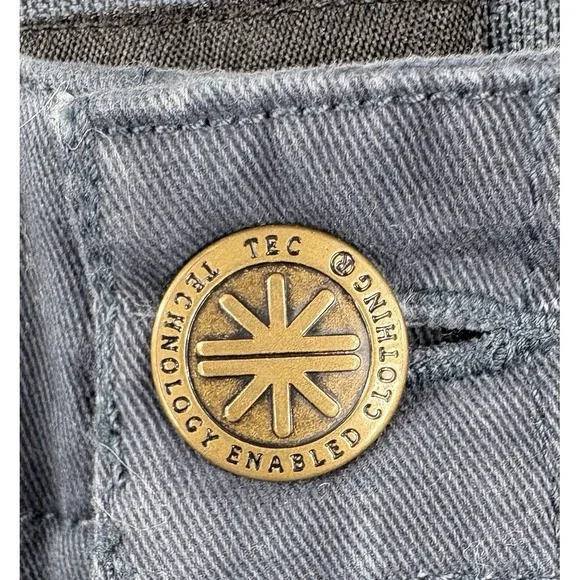 SCOTTeVEST TEC Shorts Men's  Tag 42 (Actual‎ 40) Blue Travel Utility 8 Pocket - Picture 3 of 9